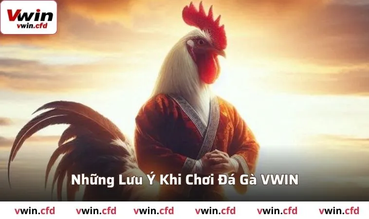 Những lưu ý khi chơi đá gà VWIN