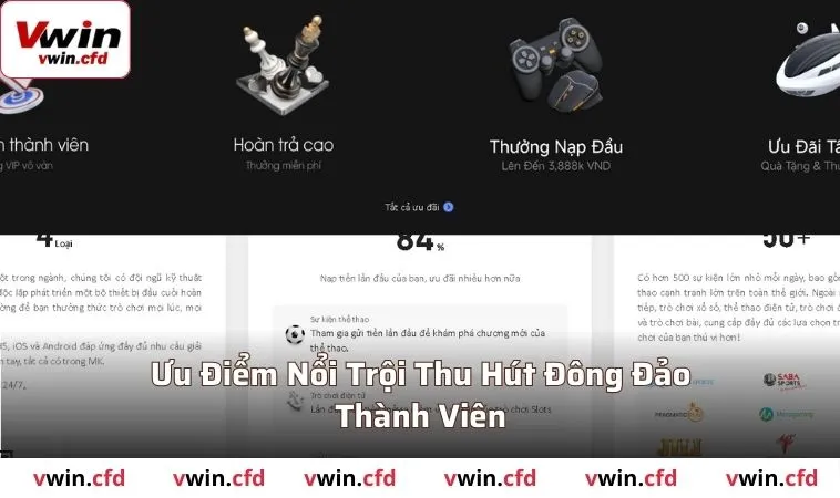 Ưu Điểm Nổi Trội Giúp Thu Hút Đông Đảo Thành Viên Của Hệ Thống